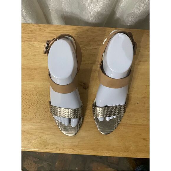 Sam Edelman strappy wedge sandals size 8 - Picture 2 of 9